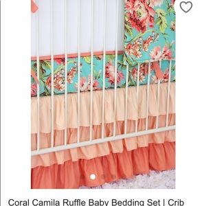 Coral Caden Lane & Pottery Barn Crib Bedding